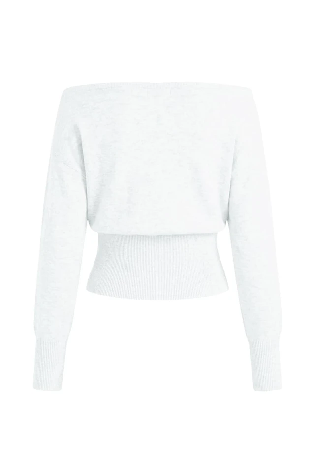 Off Shoulder Reset Long Sleeve Top