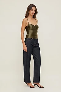 Monet Stretch Satin Top