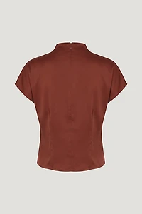 Ella Layered Satin Blouse
