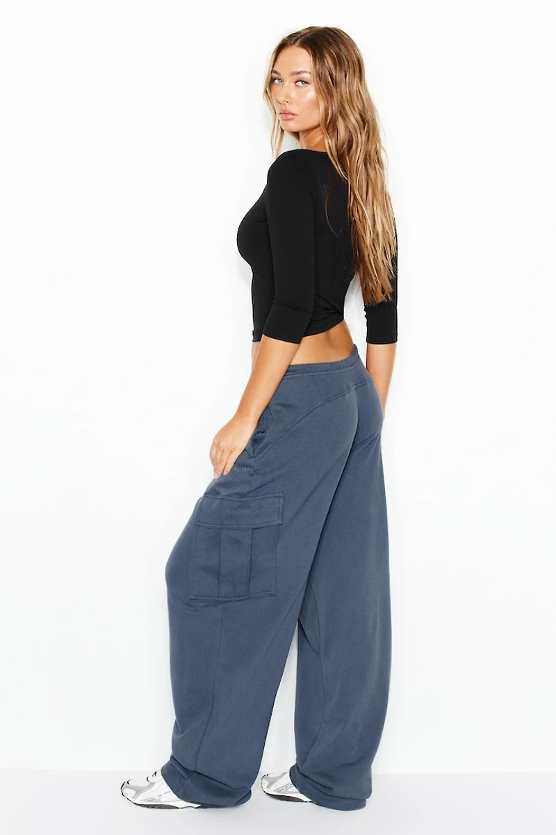 SoftTerry™ Barrel Cargo Pants
