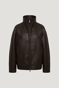 Cocoon Faux Leather Jacket