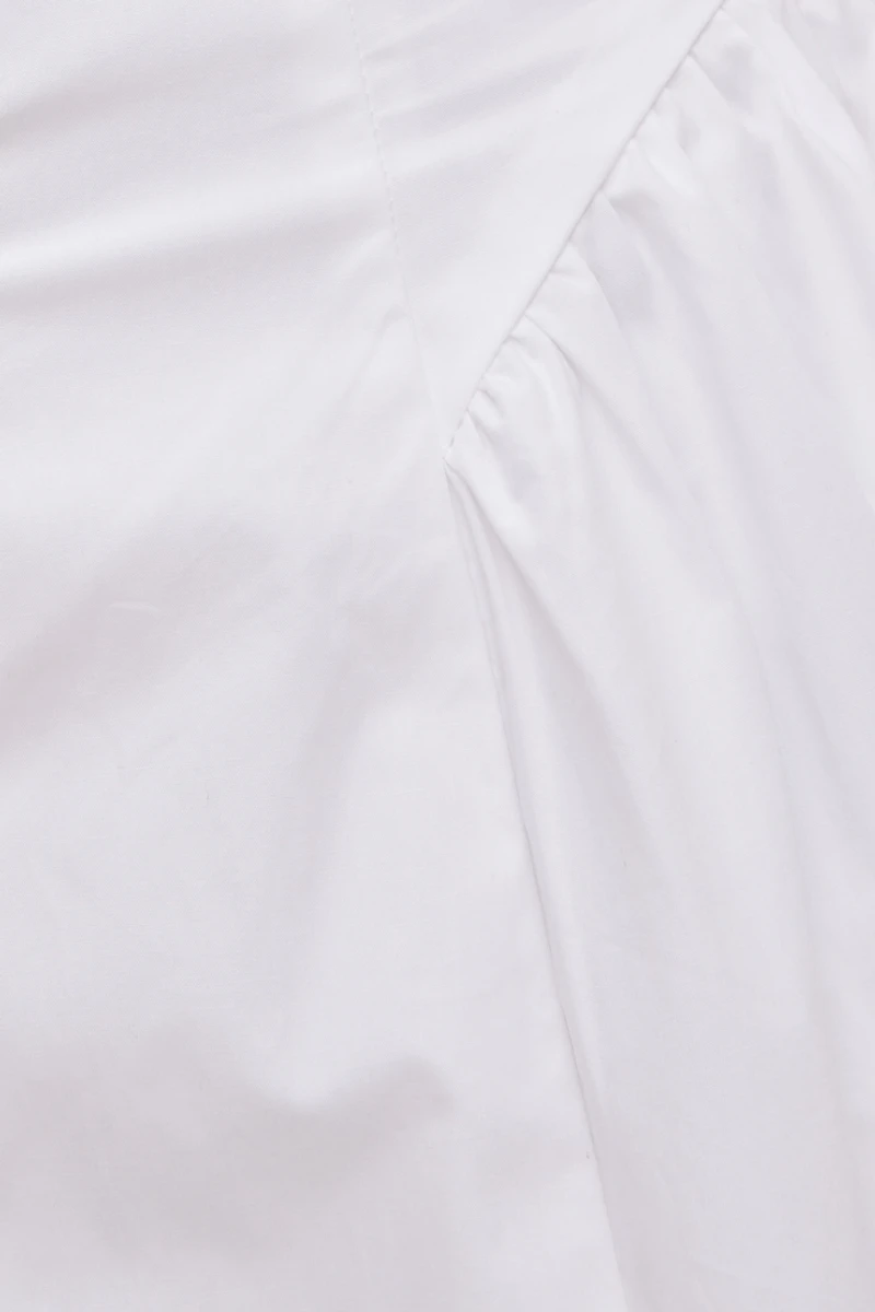 Poplin Halter Mini Dress