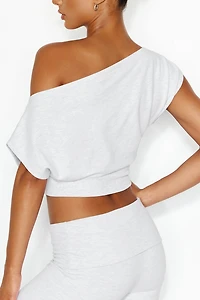 StretchTerry™ Off Shoulder Top