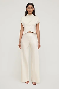 Izzy Wide Leg Satin Pants