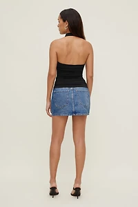 Gia Denim Mini Skort