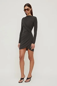 Sculpt Draped Mini Dress