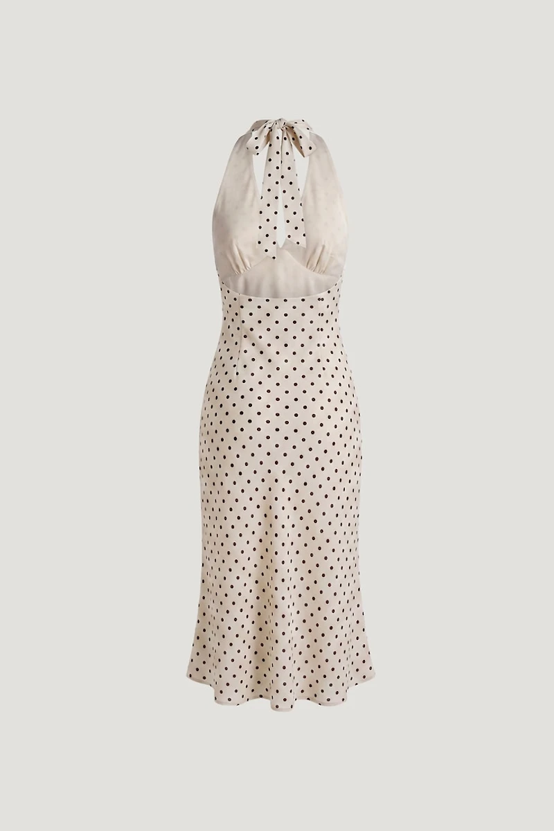 Elena Halter Midi Dress