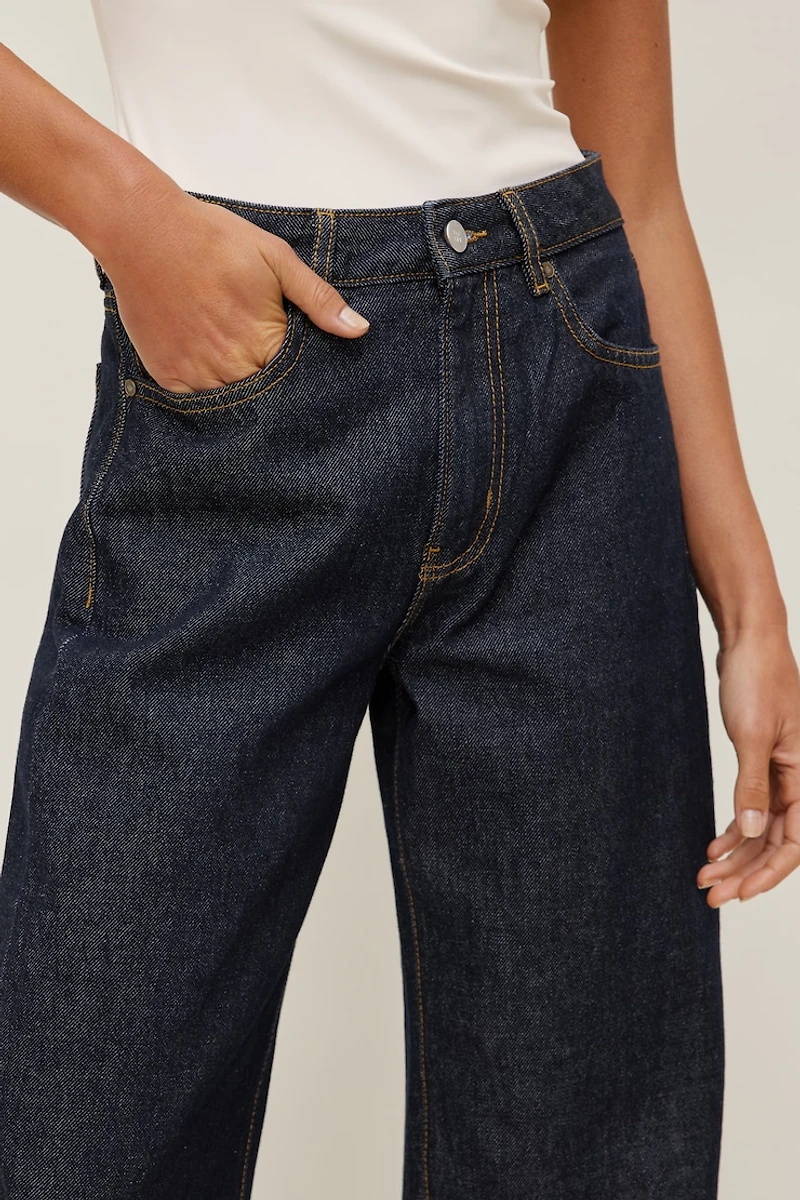 Kennedy High Rise Barrel Leg Jeans
