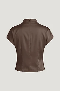 Ella Layered Satin Blouse