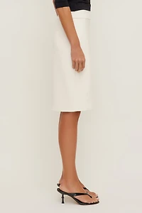 Crepe Midi Skirt