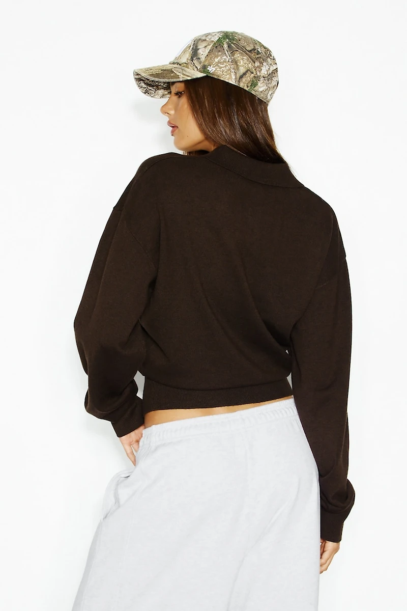 After Practice Polo Sweater