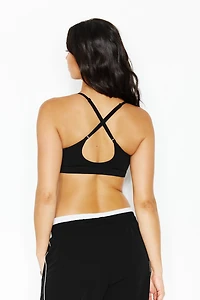 Active Keyhole Back Micro Bra