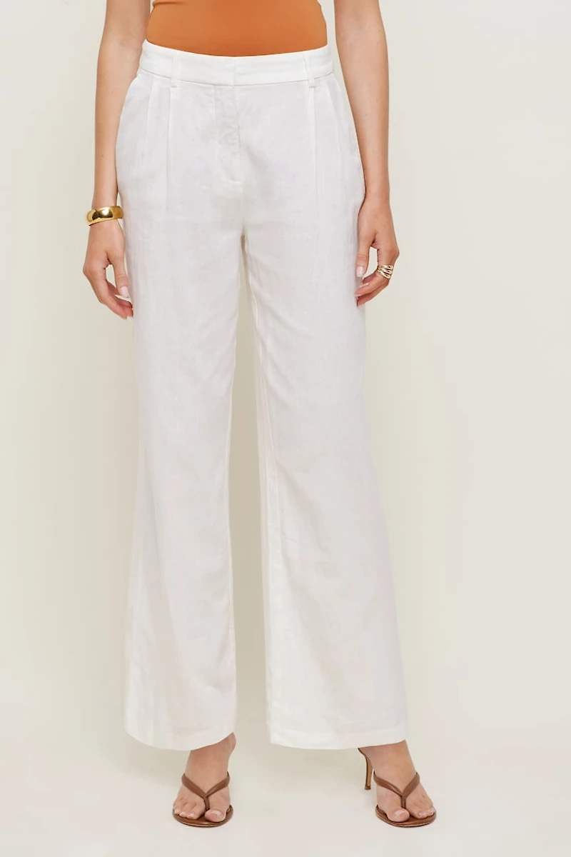 Alex Linen Wide Leg Pants