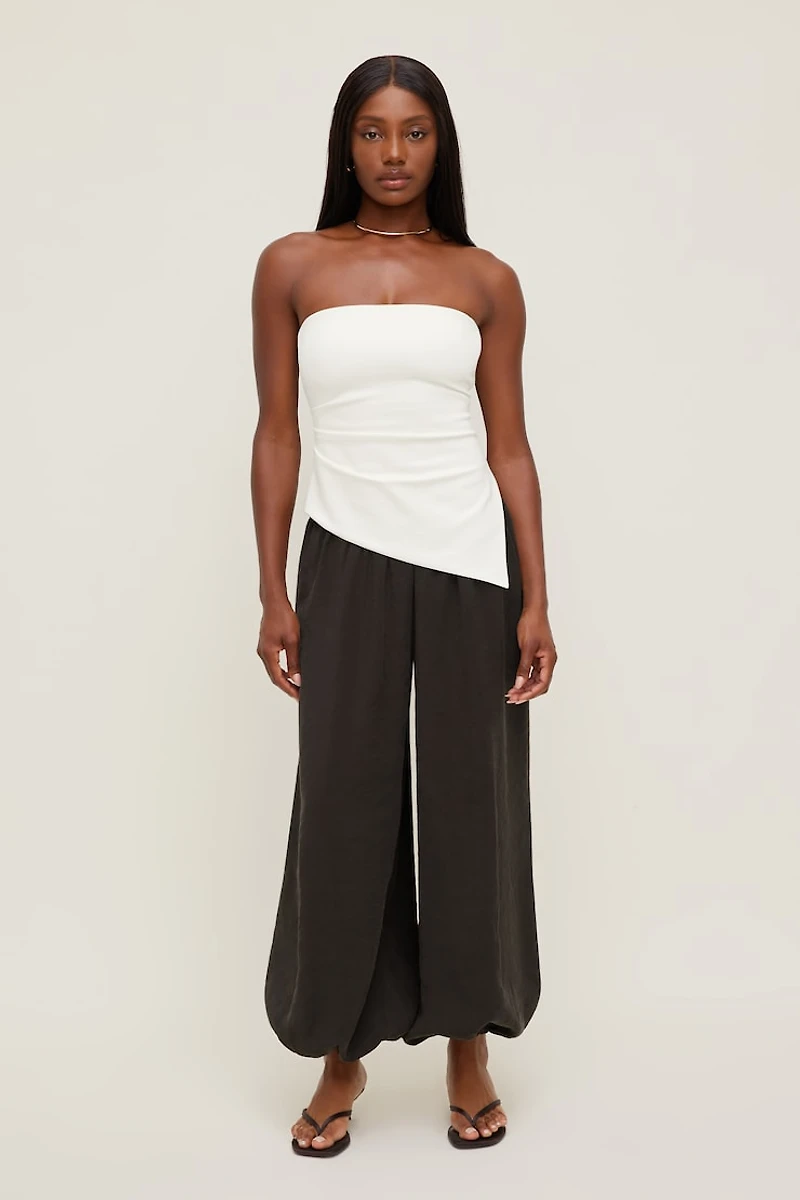 Slit Ponte Tube Top