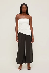 Slit Ponte Tube Top
