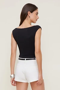 Sculpt Plunge Sweetheart Bodysuit