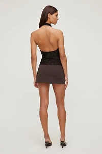 Jacquard Halter Top