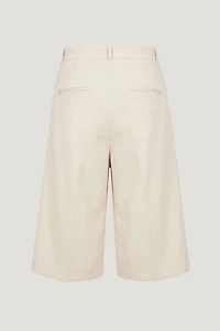 Mid Rise Bermuda Shorts