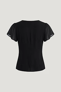 Flutter Sleeve Blouse
