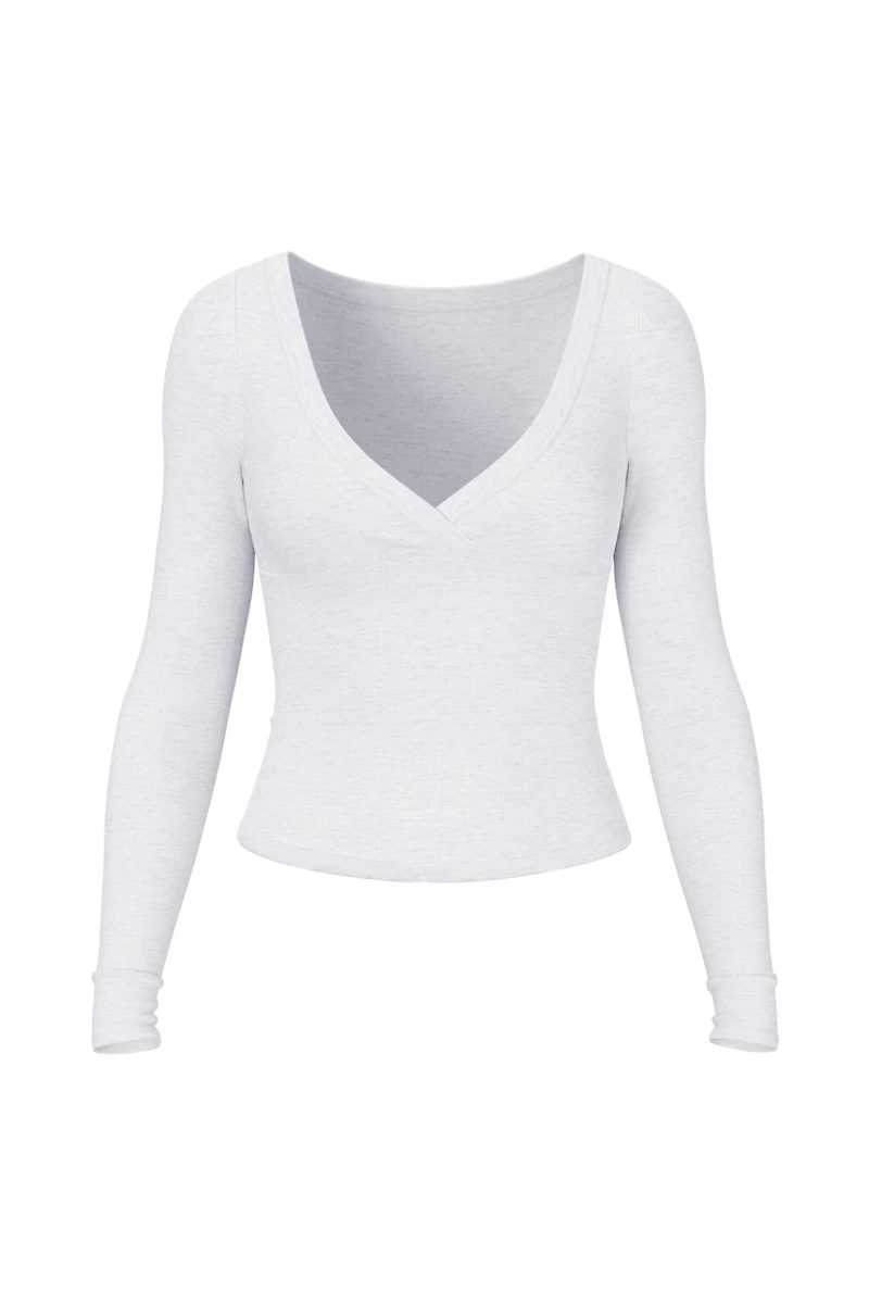 SnatchRib Crossover Longsleeve Top