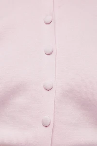 Cardigan à manches bouffantes