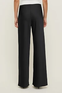 Pantalon en satin à jambe large Izzy