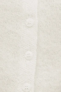 Cardigan à manches courtes en mohair de qualité supérieure