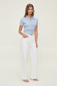 Mika Mid Rise Relaxed Straight Leg Jeans