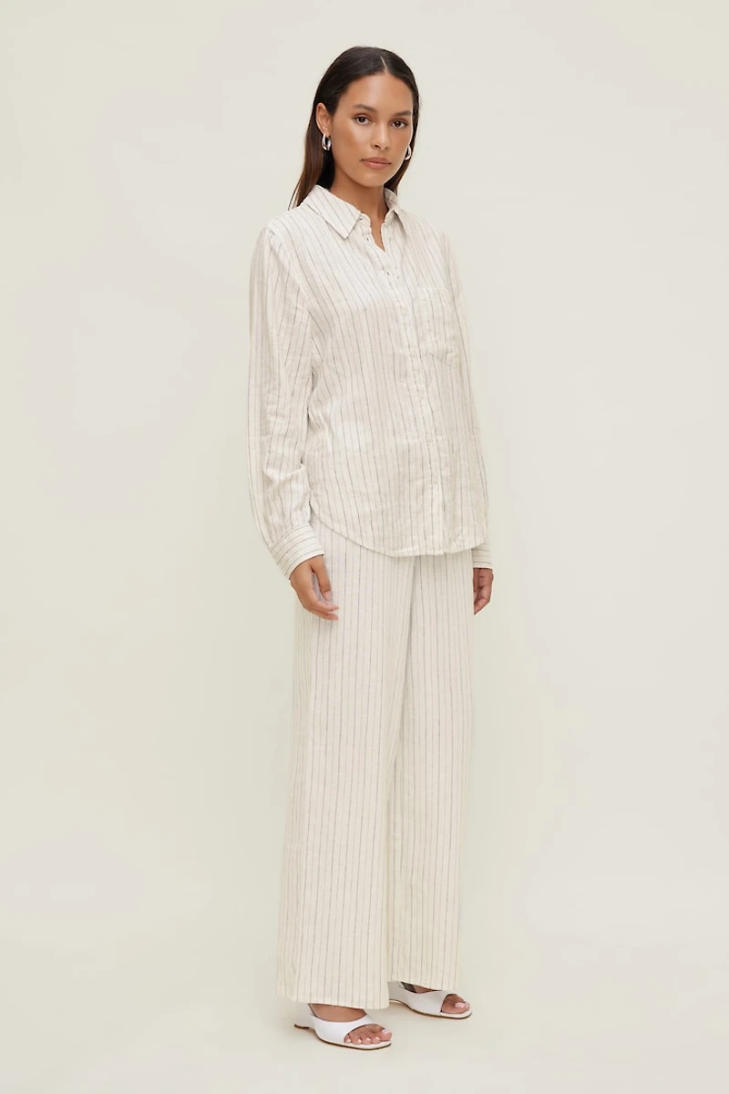 Isla Oversized Linen Shirt