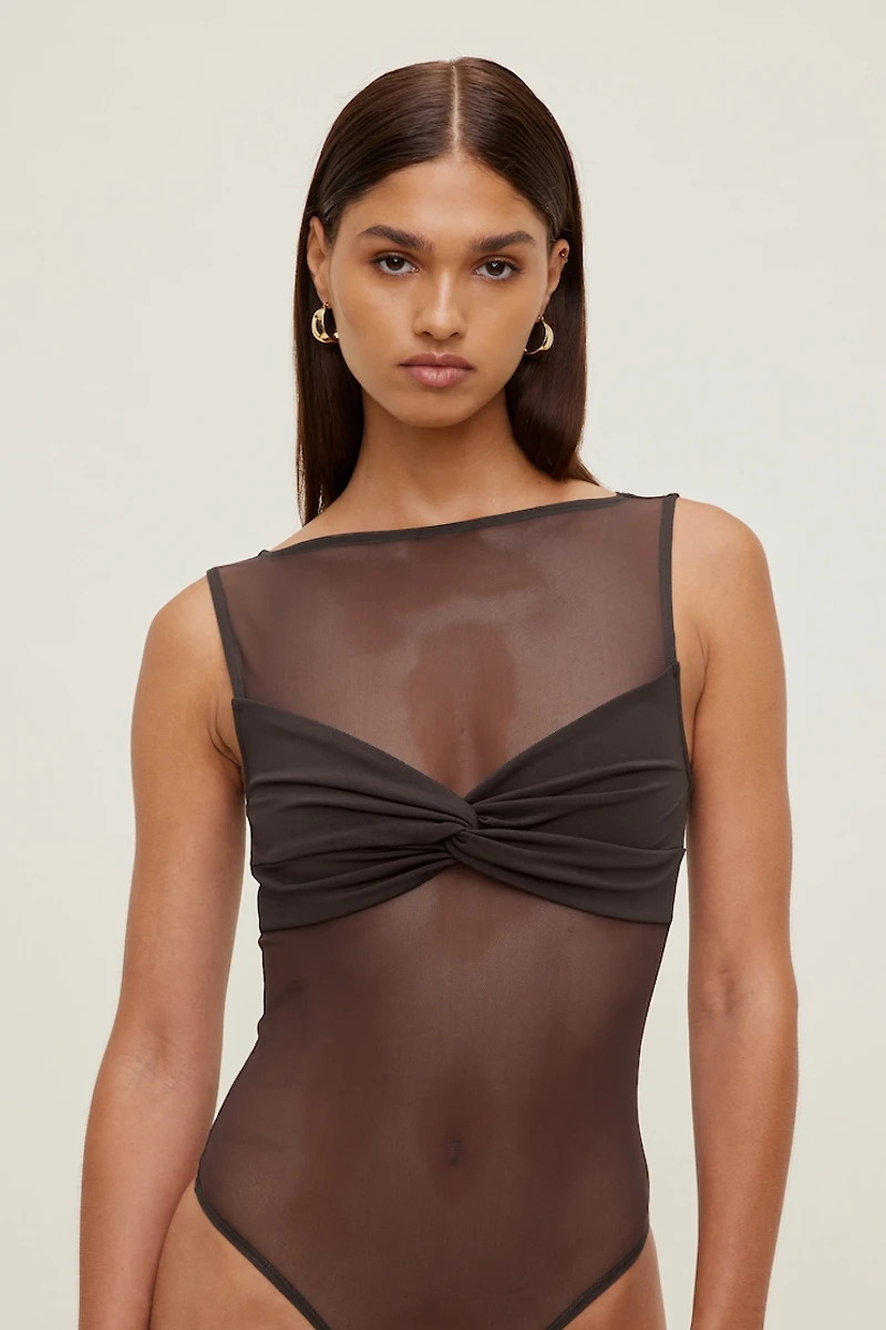 Kai Sheer Mesh Bodysuit