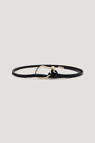 Irregular Buckle Wrap Belt