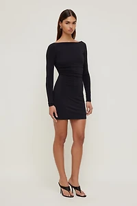 Sculpt Open Back Mini Dress