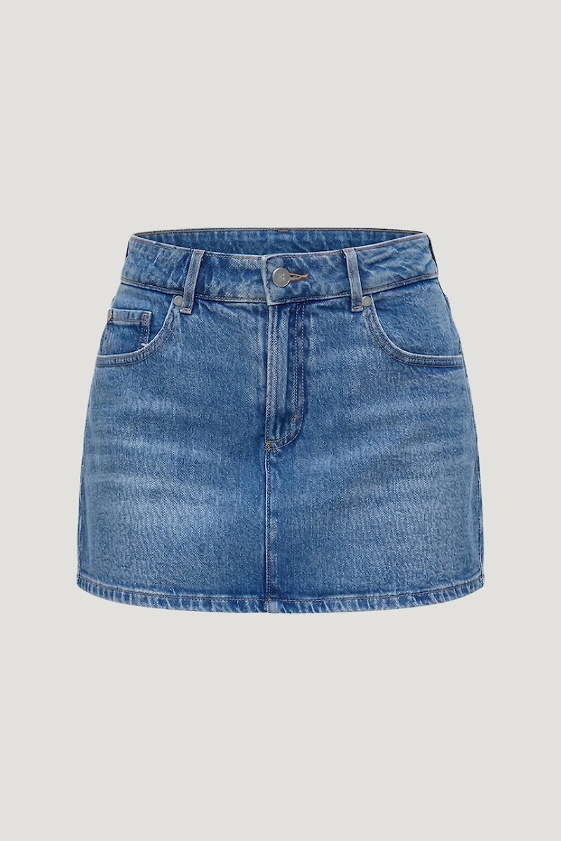 Gia Denim Mini Skort