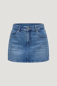Gia Denim Mini Skort