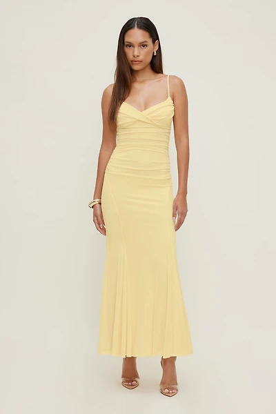 Delphi Mesh Maxi Dress
