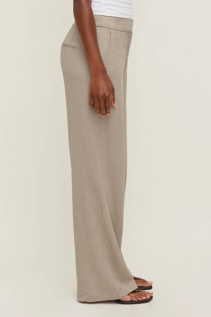 Yasmin Linen Straight Leg Pants