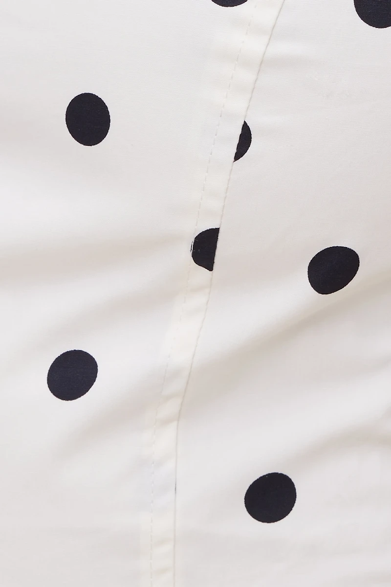 Cropped Poplin Tank Top