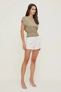 Chandail à col bateau