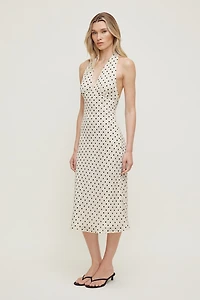 Elena Halter Midi Dress