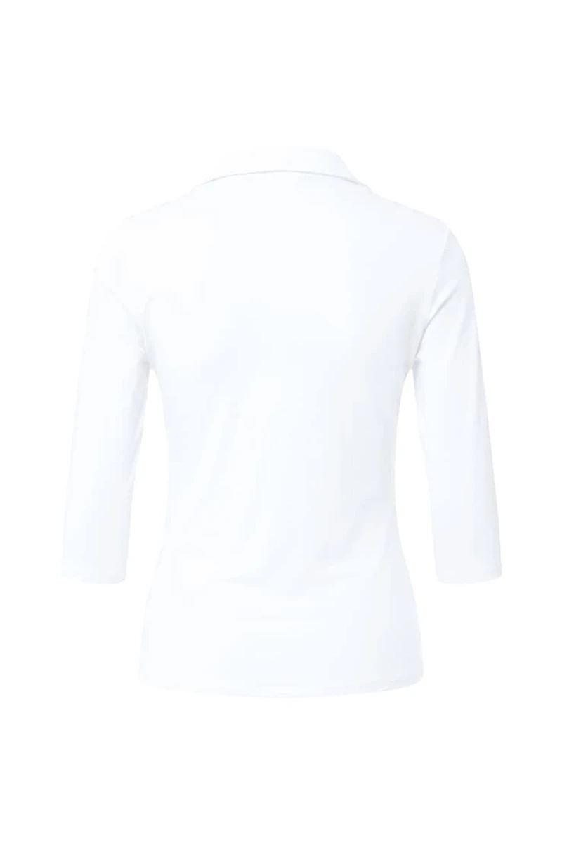 Haut polo à manches 3/4 Sleek