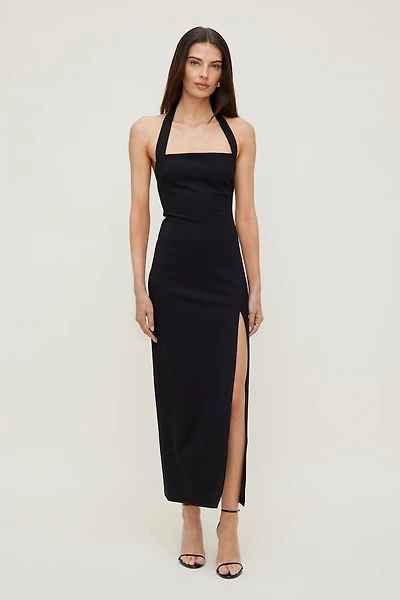 Robe maxi en point de Rome Miya