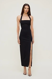 Robe maxi en point de Rome Miya