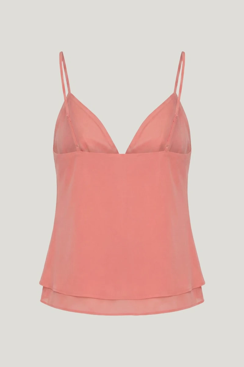 Plunge Babydoll Tank Top