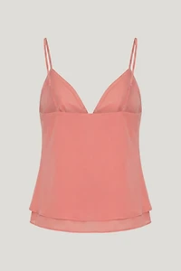 Plunge Babydoll Tank Top