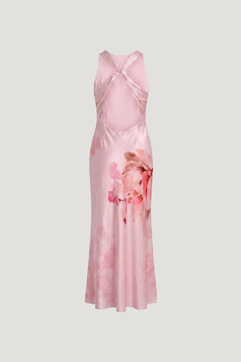 Andy Satin Maxi Dress
