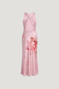 Andy Satin Maxi Dress
