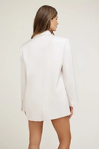 Veston ample en satin Noa