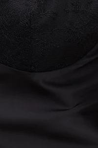 Satin Lace Cami Top