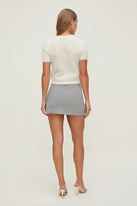 Josefine Pinstripe Mini Skort