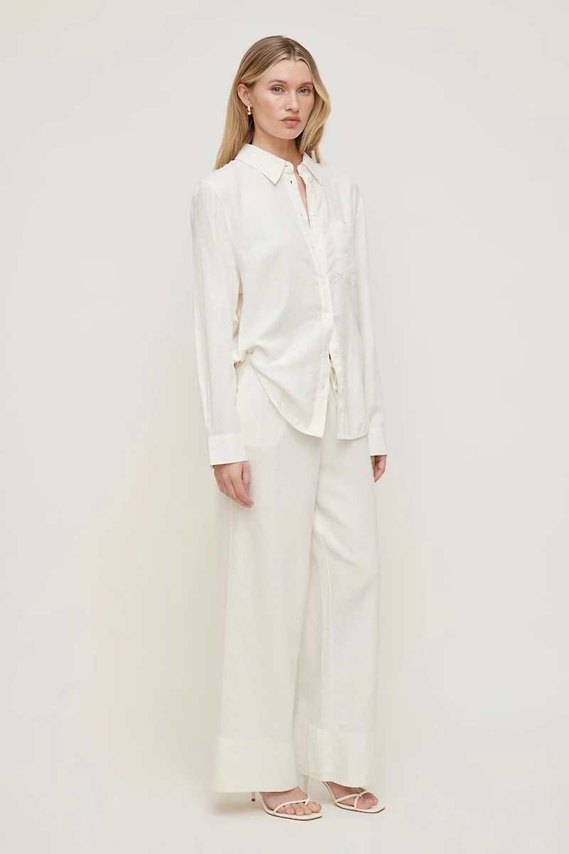 Isla Oversized Linen Shirt